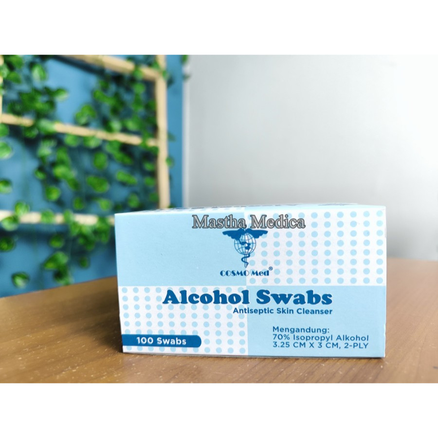 Alkohol Swabs CosmoMed Antiseptic Skin Cleanser Alcohol Swab