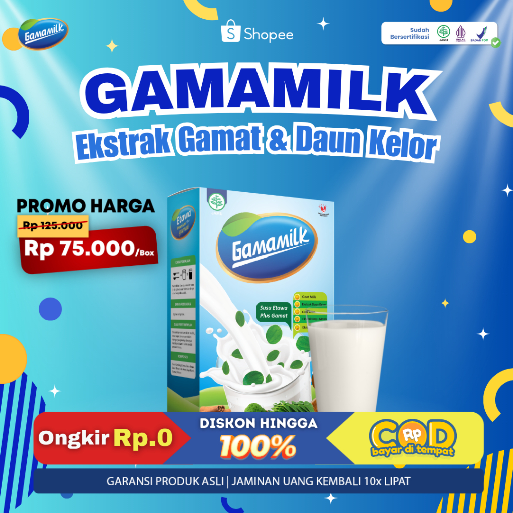 

GAMAMILK - Optimakan Kesehatan Dengan GAMAMILK