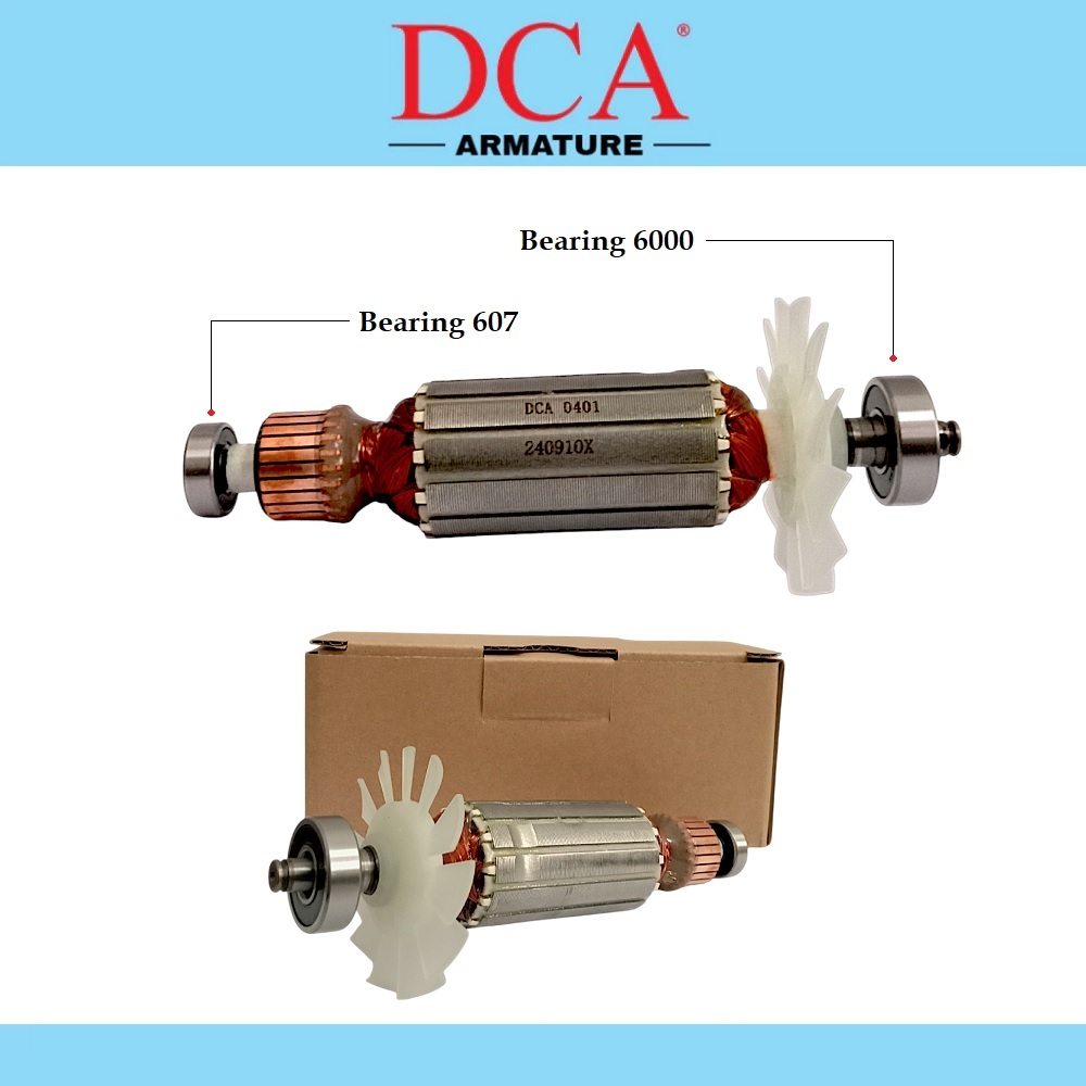 Armature MT-954 DCA / Angker Dinamo Mesin Gerinda Maktec / MT954 DCA Rotor Gerinda Maktec MT 954 / A