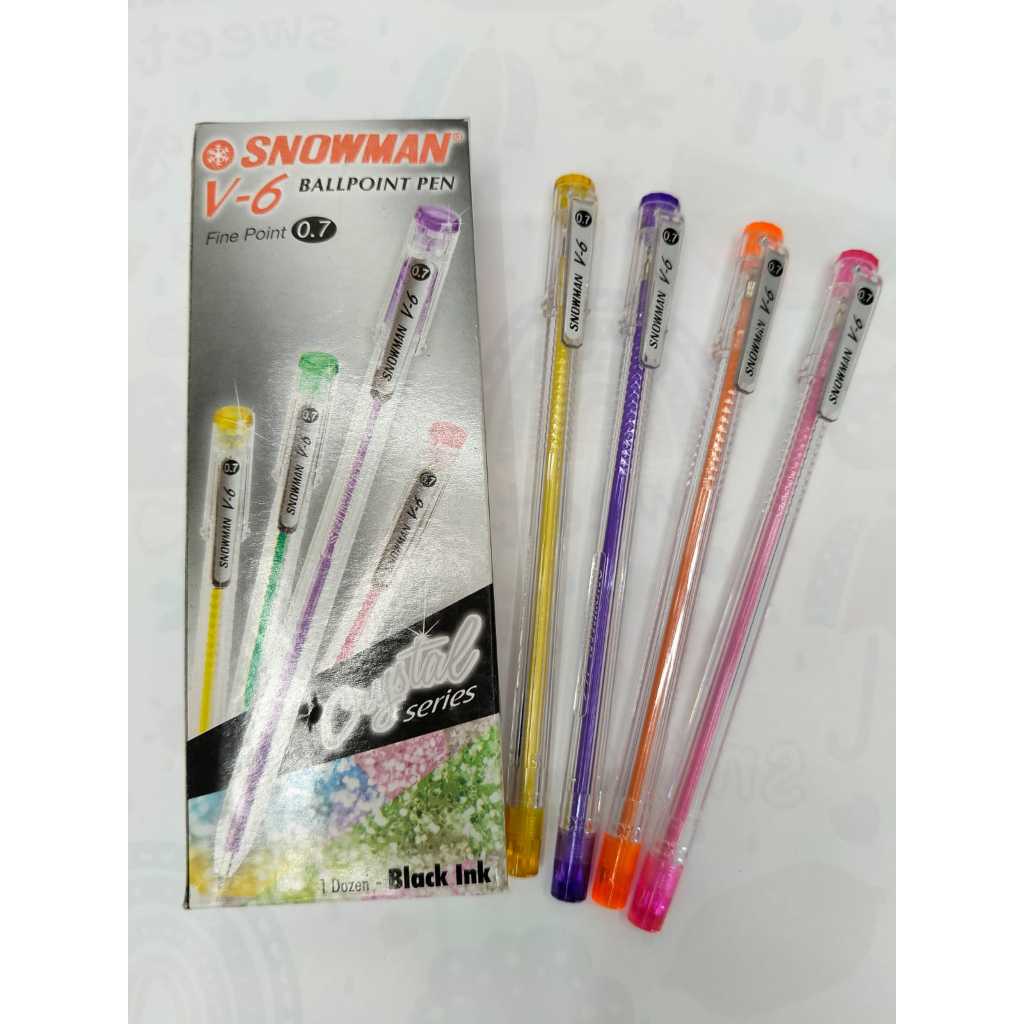

SNOWMAN PEN V-6 / PULPEN / BOLPOIN