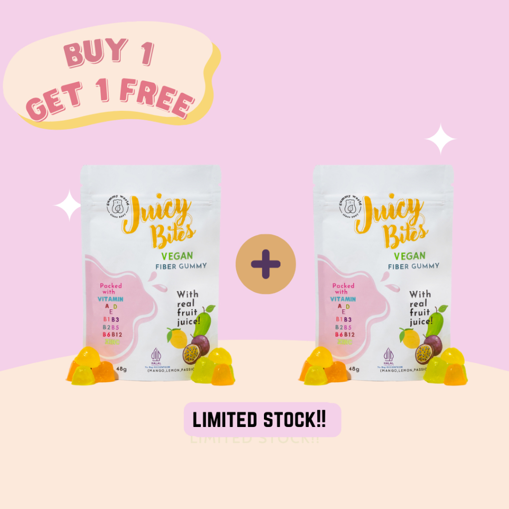 

Vegan Gummy (Multivit) - Buy 1 Get 1