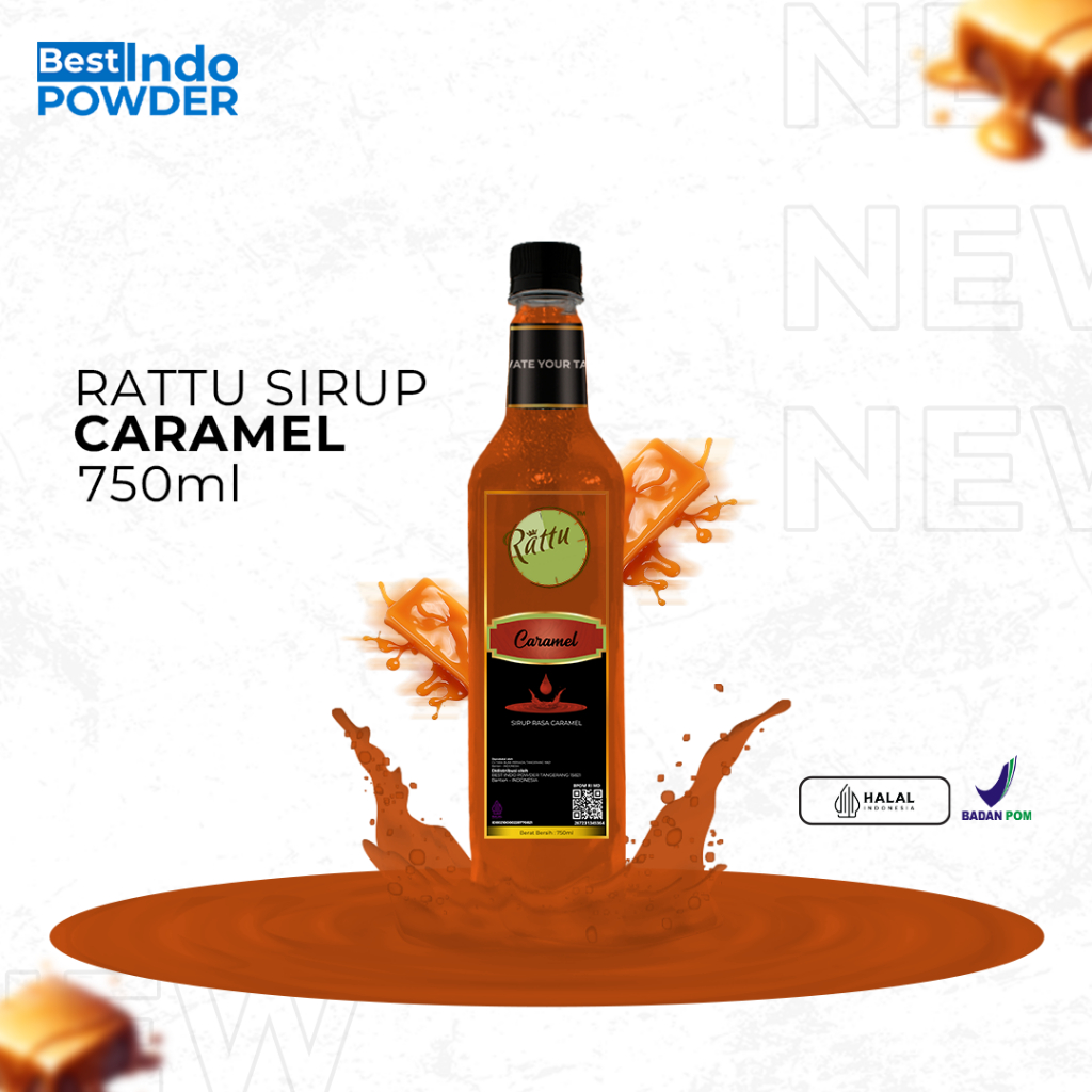 

SIRUP KARAMEL RATTU / SYRUP CARAMEL RATTU BEVERAGE 750ml