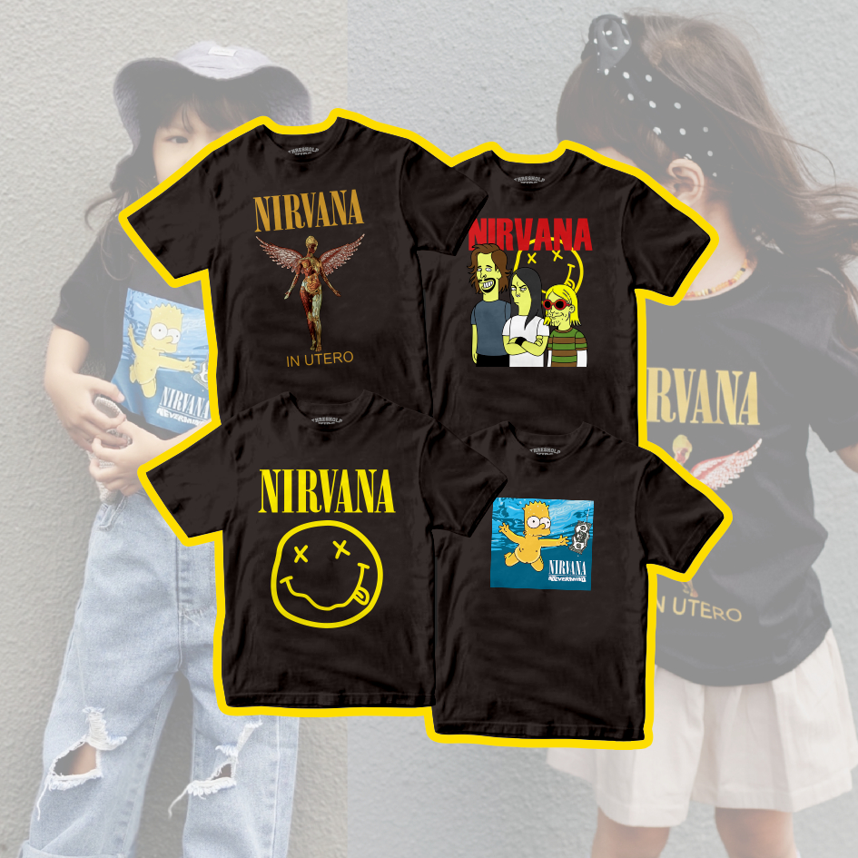 KAOS ANAK NIRVANA | KAOS BAND ANAK | KAOS BAND BAYI NIRVANA | THRESHOLD KIDS
