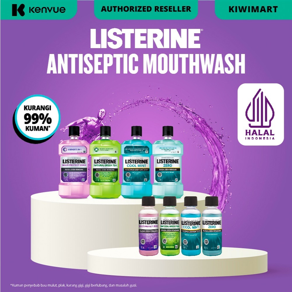 LISTERINE ANTISEPTIC MOUTHWASH - LISTERINE OBAT KUMUR