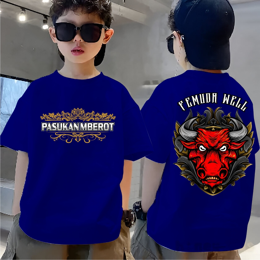KAOS BAJU BANTENGAN ANAK PEMUDA WELL JARANAN MALANGAN DISTRO MURAH BAHAN ADEM / KAOS ANAK BANTENGAN 
