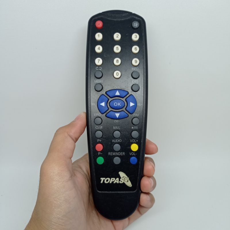 Remote Receiver Parabola Original Bergaransi K-Vision Topas TV