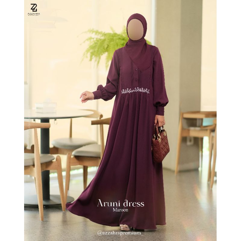 AZZAHRA/Aruni dress by Azzahra/dress only/dress premium/dress mewah