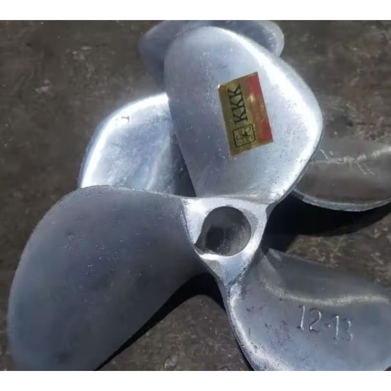 baling baling aluminium 12/13 as 3/4 untuk perahu nelayan