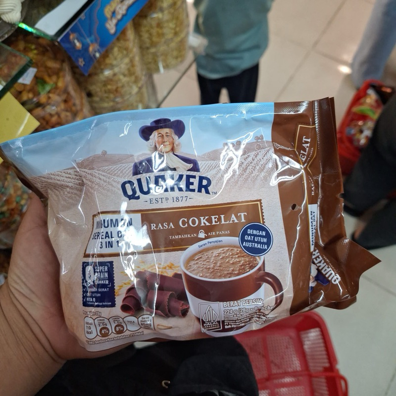 

QUAKER oat drink 3in1 Chocolate 8x28gr