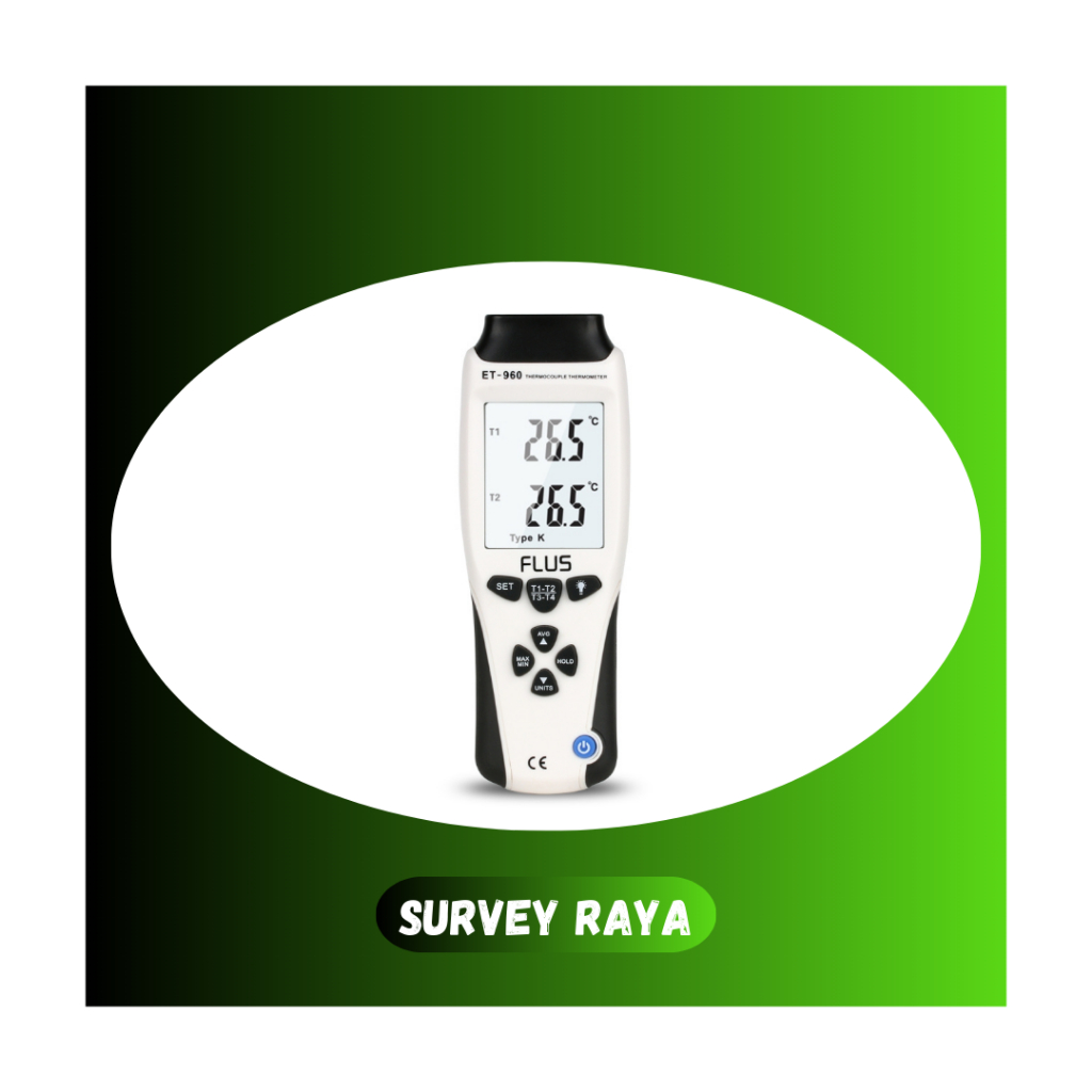 FLUS IR-960 Thermometer K-type J-type Thermocouple