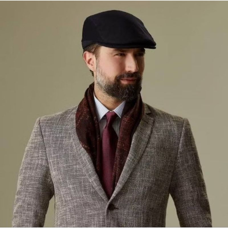 Topi Pet Corduroy Dewasa Topi Patino Flat Cap