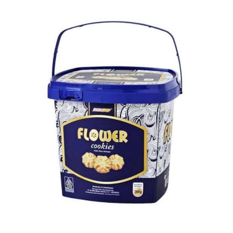 

Biskuit Biskitop Flower Cookies Ember 360 gr
