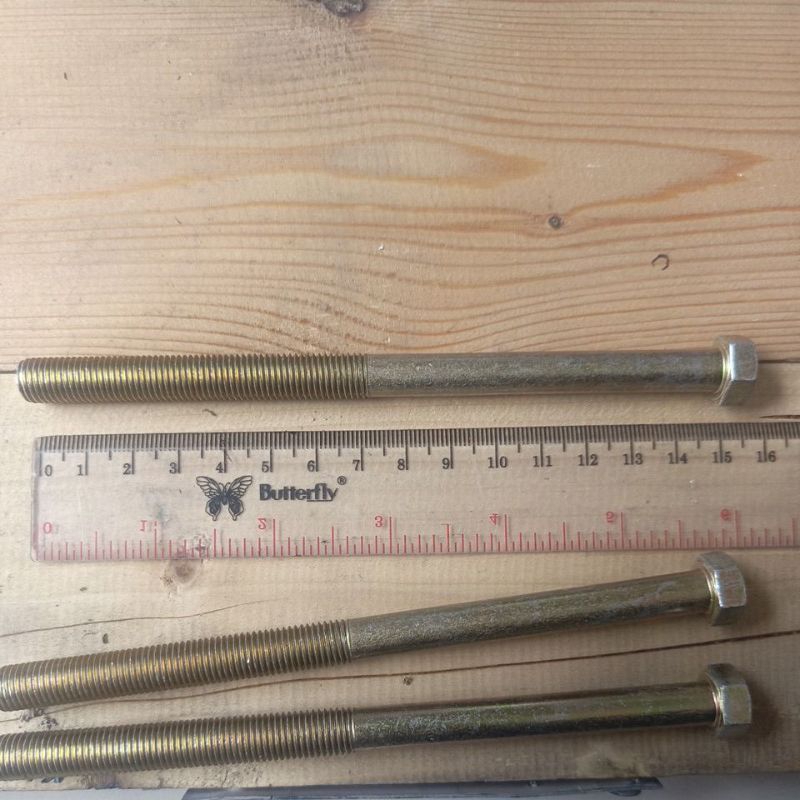 baut blandar kayu baut m10 kunci 14 panjang 15cm
