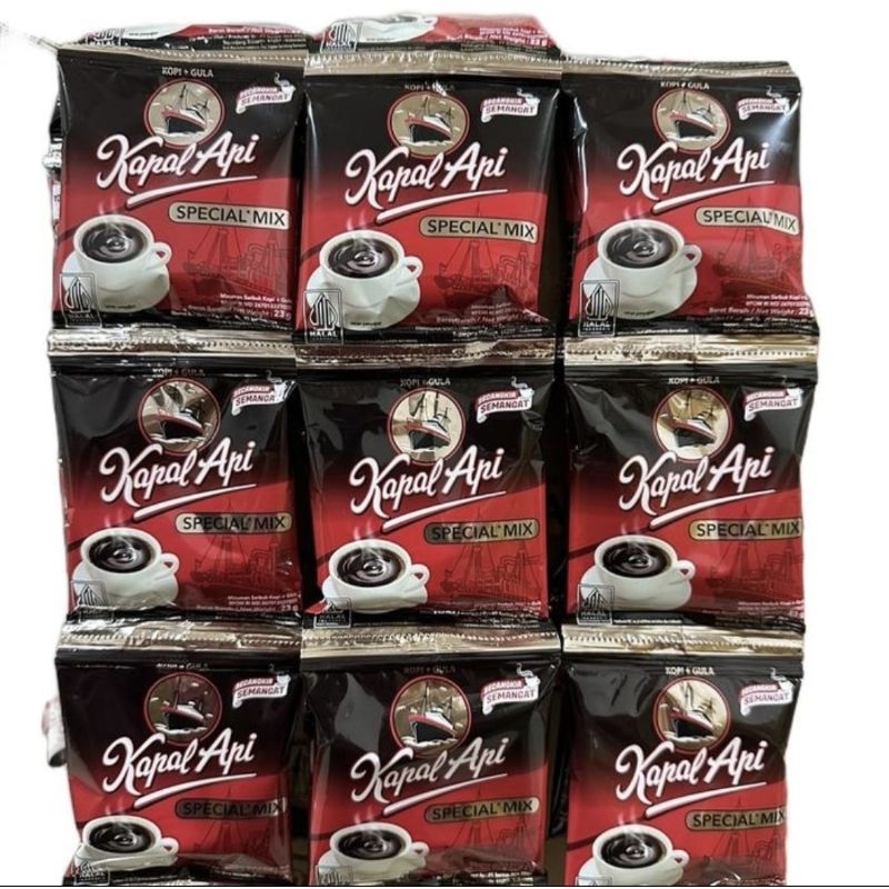

Kopi Kapal Api Special Mix 1 Renceng isi 12 Sachet uk 23 Gr