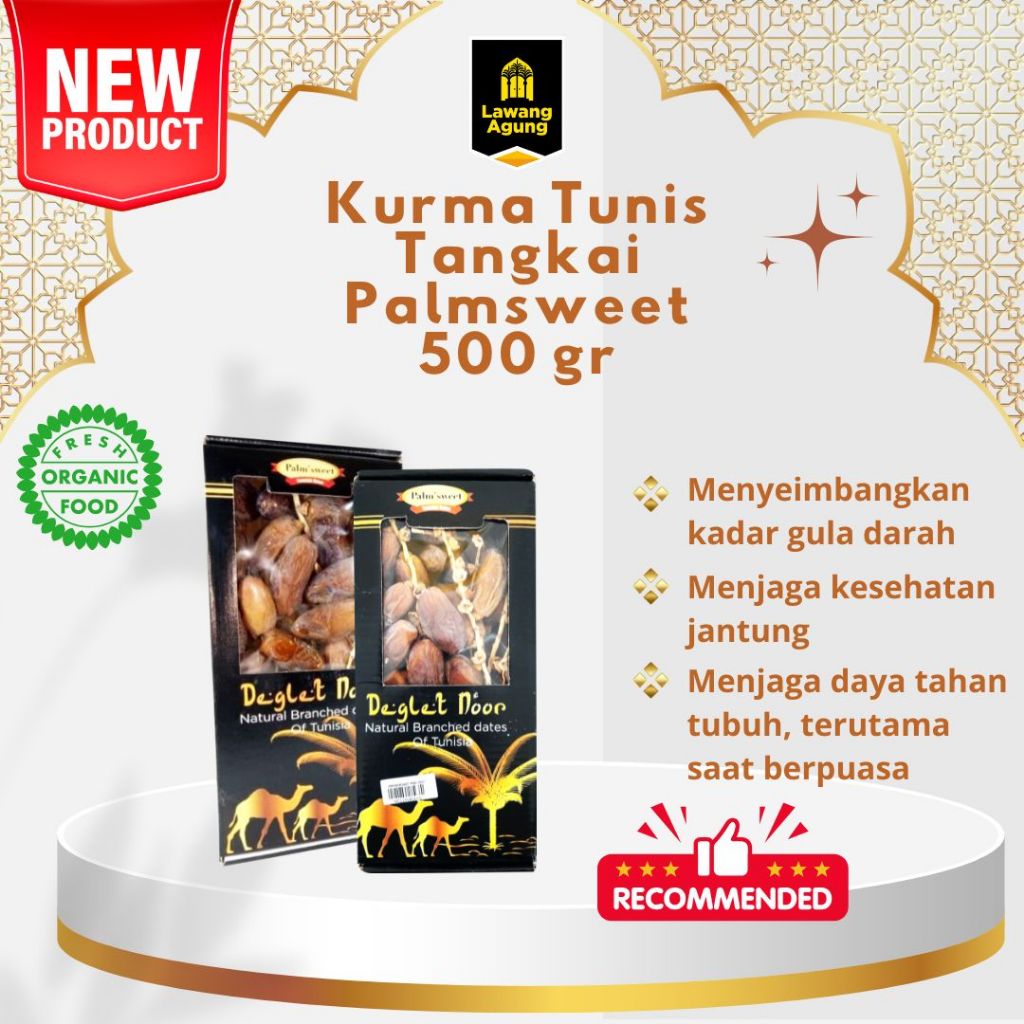 

KURMA TUNIS TANGKAI PALMSWEET 500GR