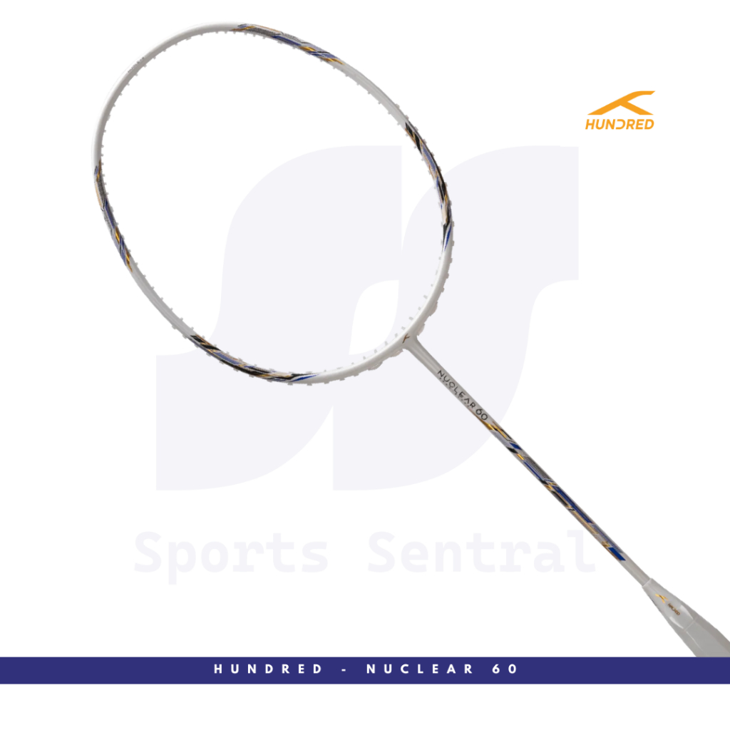 Hundred Raket Badminton Nuclear 60 Free Cover