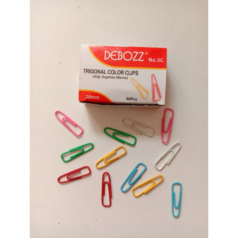 

(1 Box) Trigonal Clip Warna Debozz No. 3C