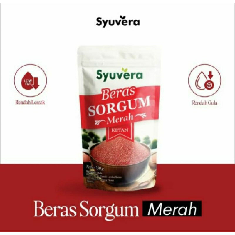 

Beras Sorghum Merah Syuvera 750gr