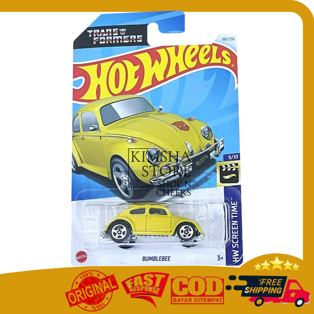 Hot Wheels Bumblebee Transformers VW Bug Volkswagen Beetle Diecast Mobil Mobilan Mainan Anak HotWhee