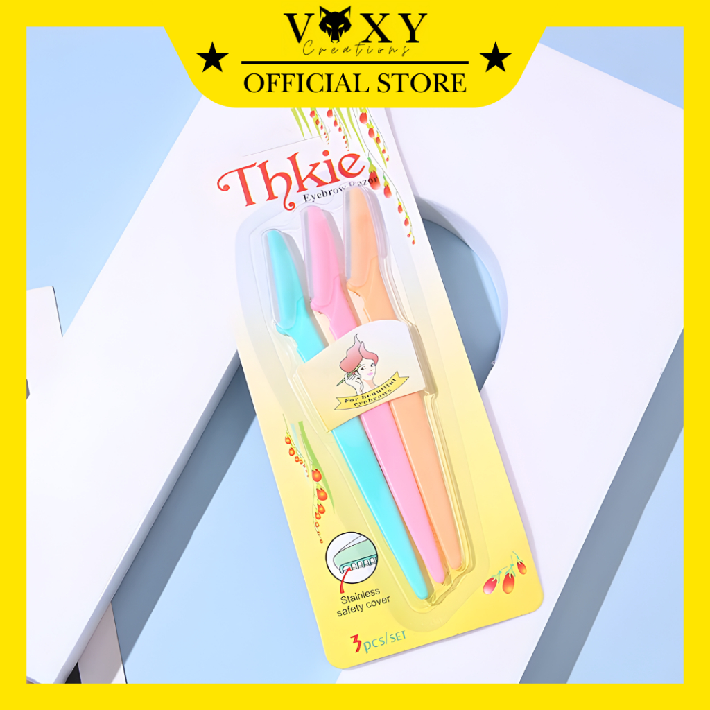 Pisau Cukur Alis Pencukur Alat Cukur Bulu Rambut / Alat Pengerok Alis Manual