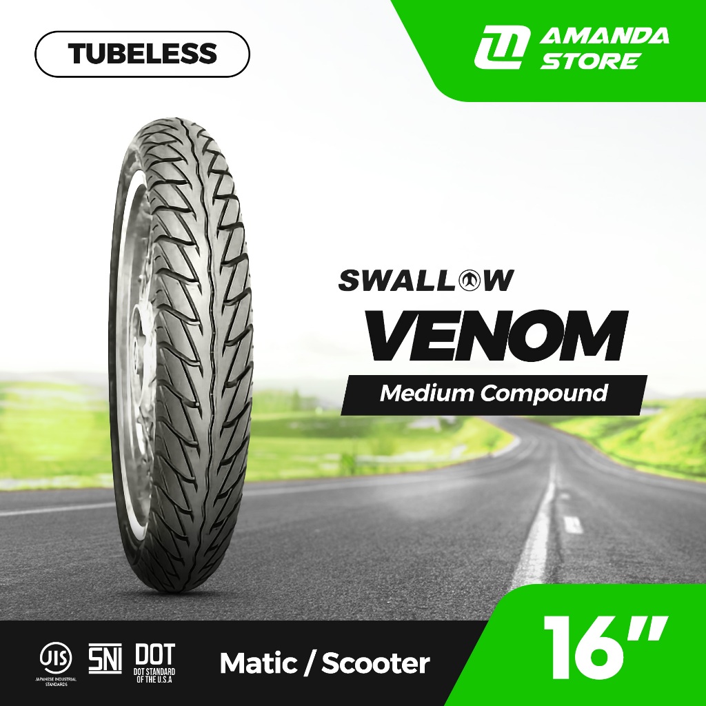 Ban Motor TUBELESS Swallow VENOM  Ring 16"