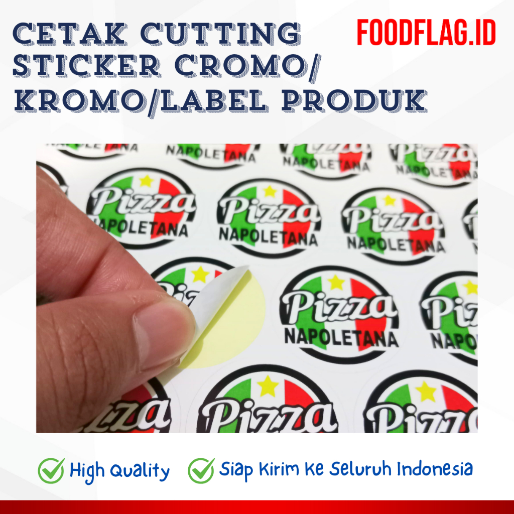 

Cetak Cutting Sticker Chromo / Kromo / Label Produk