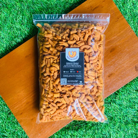 

Makaroni Pedas Daun Jeruk Renyah Gurih Rasa Original Balado Pedas 1/2 kg