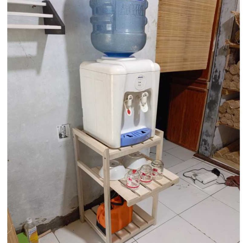 RD02 Rak Dispenser 3 susun / Rak galon serbaguna