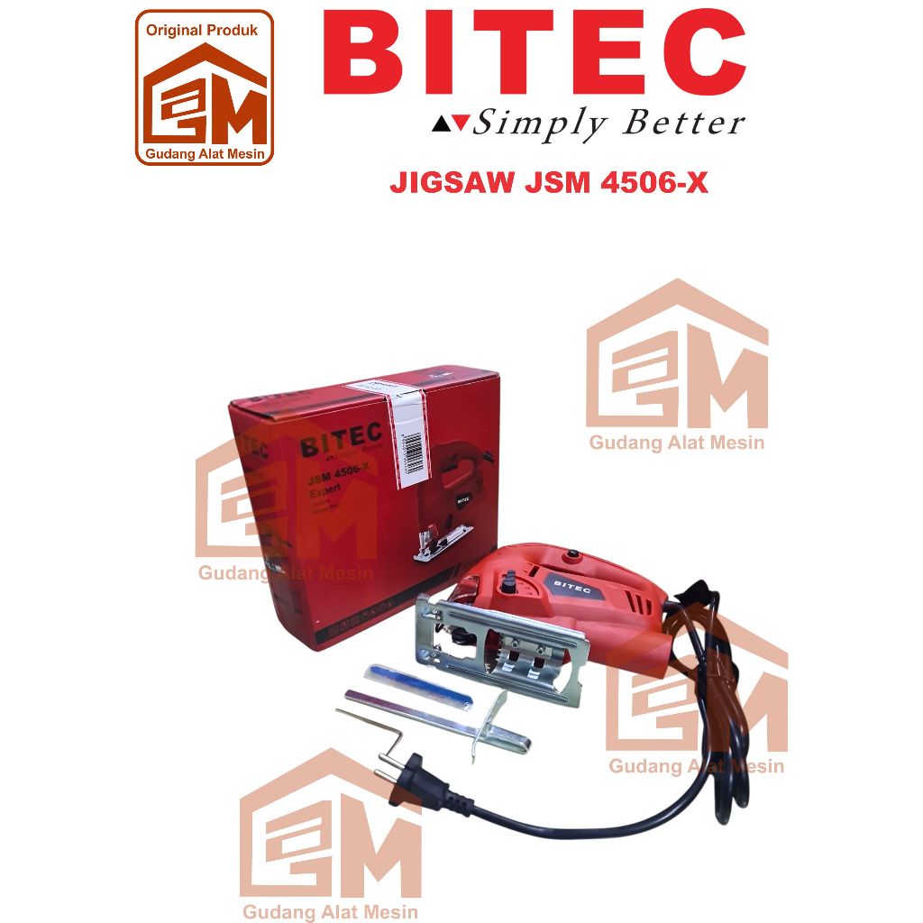 MESIN JIGSAW BITEC JSM 4506 - X GERGAJI JIGSAW BITEC JSM 4506-X