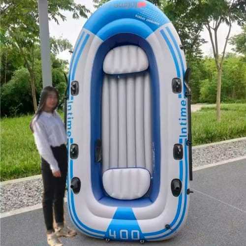 Perahu Karet Boating Perahu Karet Mancing Inflatable Fishing Boat 4 Person