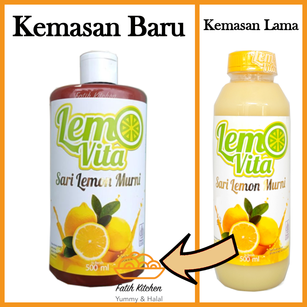 

Lemovita 500 ml Sari Lemon Halal Jus Lemon Murni