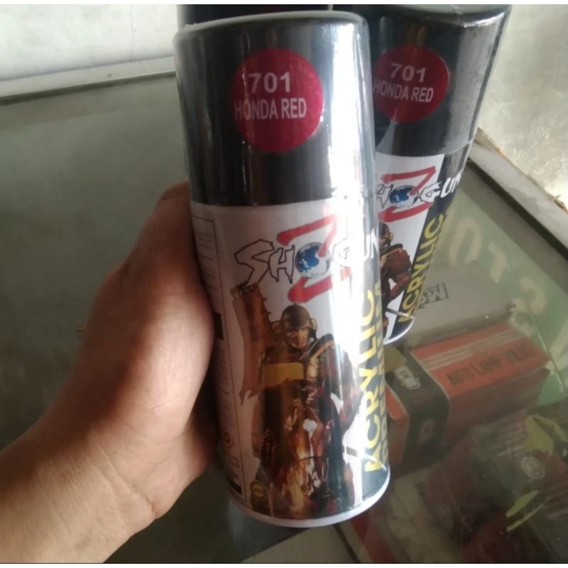 Cat semprot HONDA RED 701 PILOK SHOGUN Z