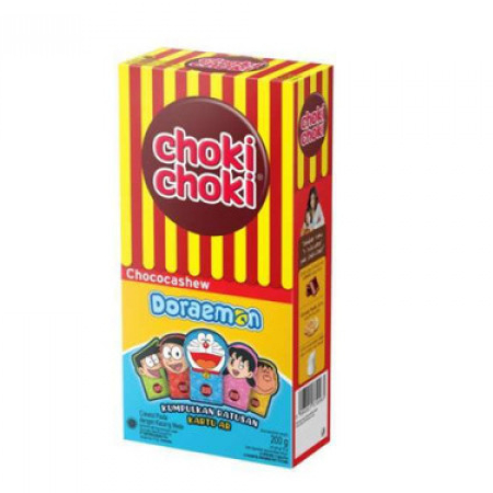 

Choki Choki Choco Cashew 9gr per Box isi 20 Pcs