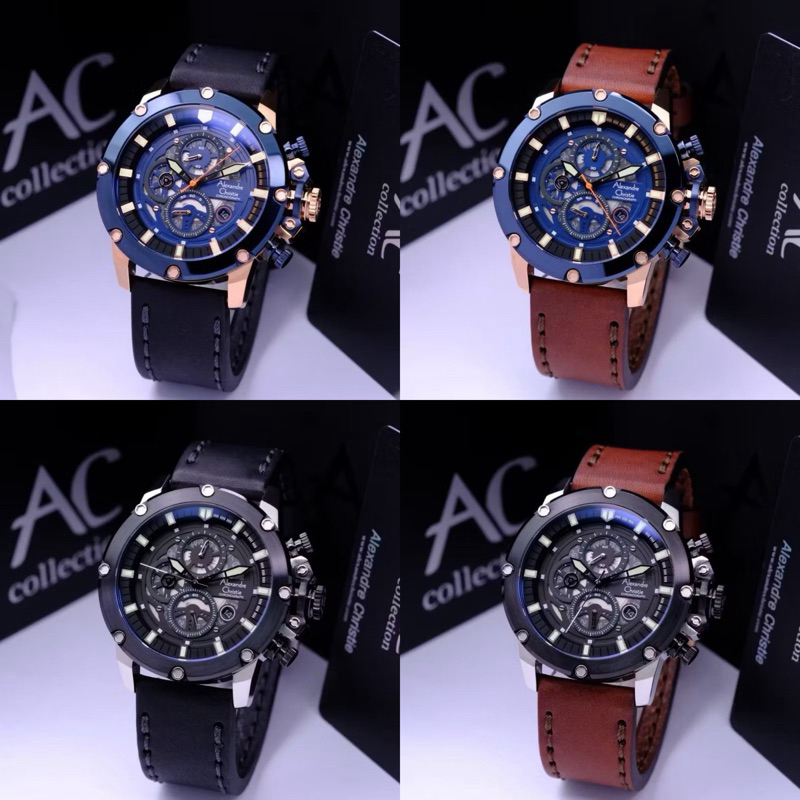 Jam Tangan Pria Alexandre Christie 6564 AC6564 AC 6564MC (ORIGINAL)