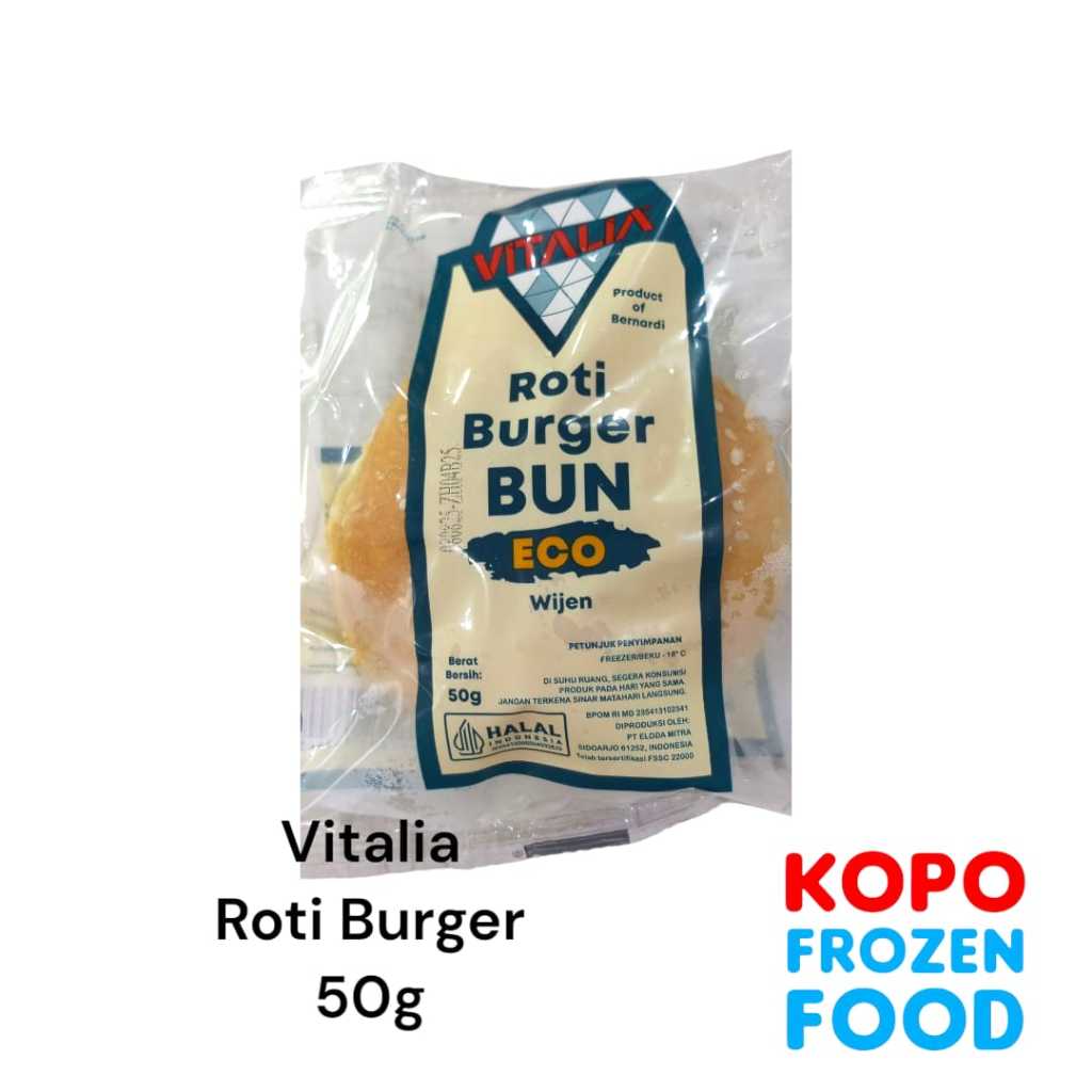 

Vitalia Roti Burger Wijen Eco 50g (Tahan di Suhu Ruangan 2Hari)