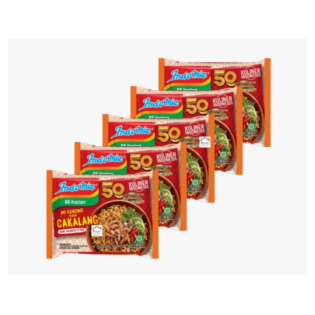 Indomie Goreng Rasa Cakalang - 5 Pcs