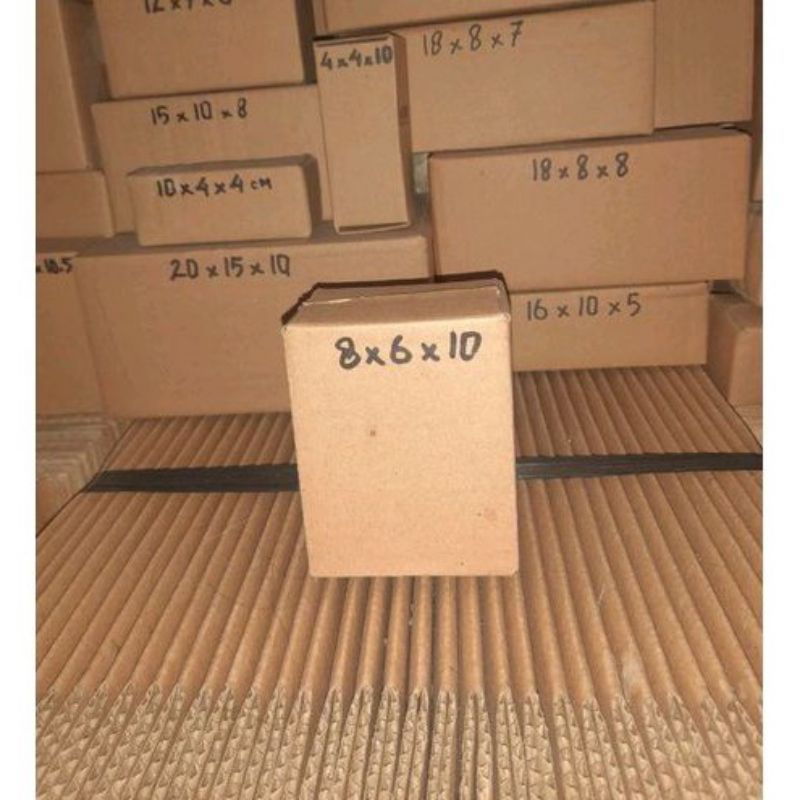 

kardus 8x6x10 cm polos luar dalam