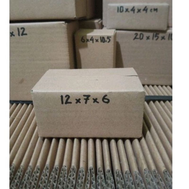 

kardus 12x7x6 cm polos luar dalam