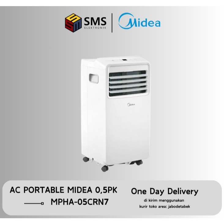 Midea AC Portable 1/2 pk MPHA-05CRN7 AC 0,5 pk Pendingin Ruangan