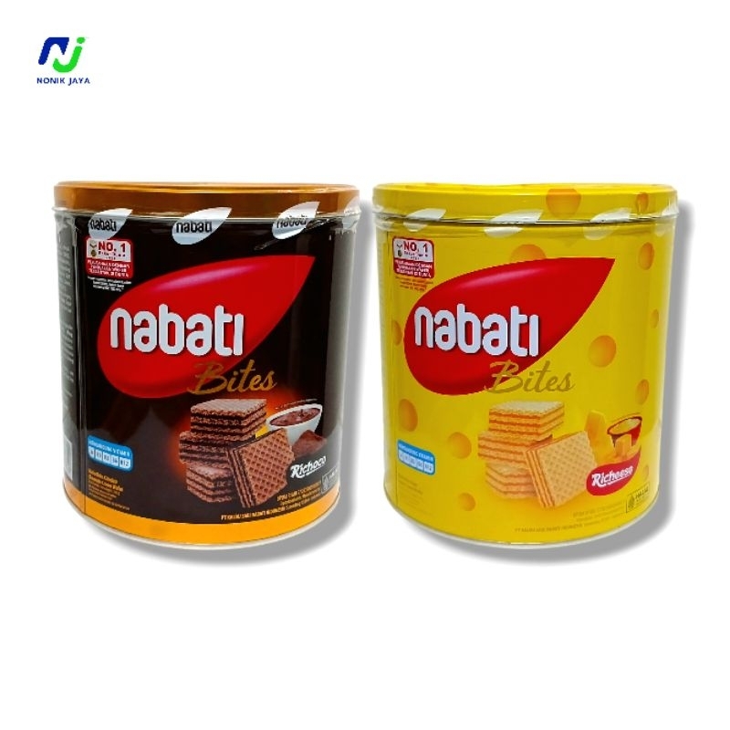 

( RAMADHAN SALE ) Nabati BITES Wafer Kaleng Cokelat / Keju@240g