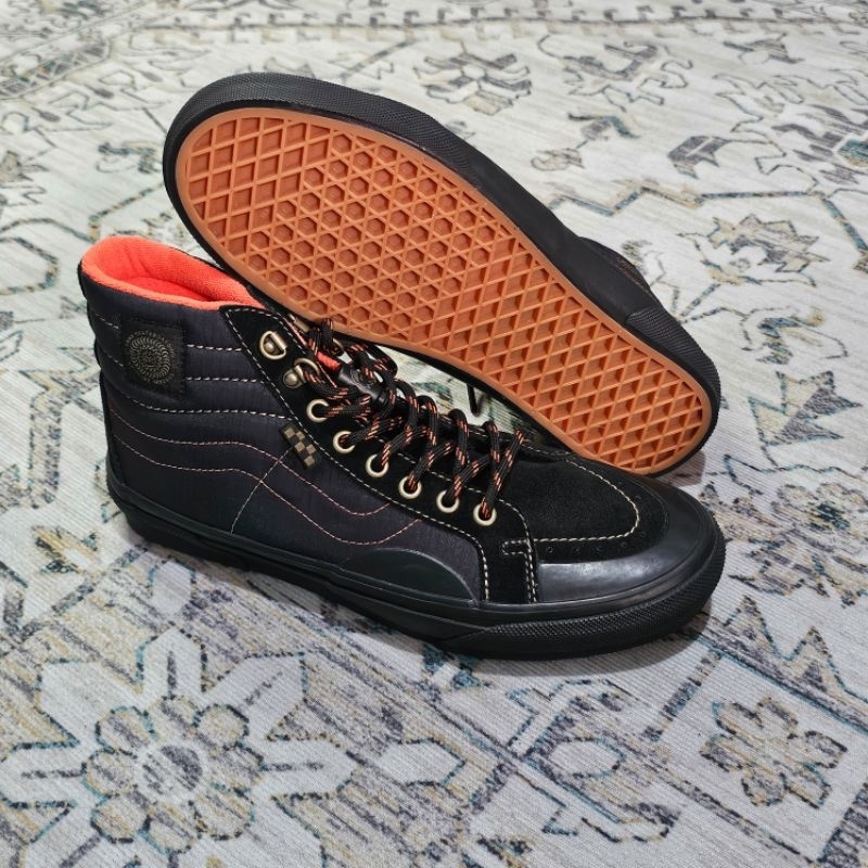 Vans x Spitfire Sk8 Hi Reissue Skate Black Flame (ORIGINAL BNIB RESMI PT NAVYA)