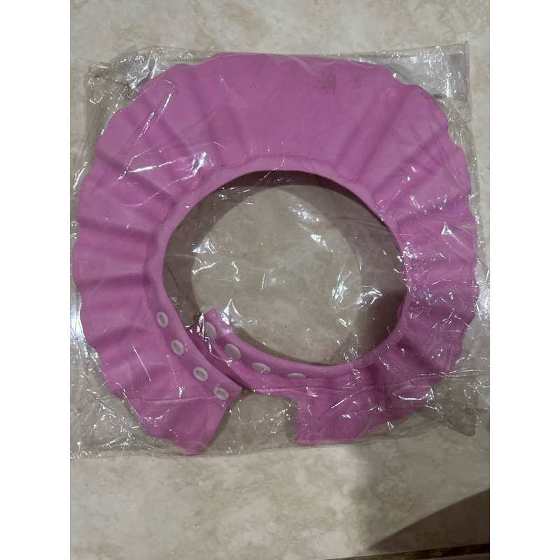Pelindung tudung kepala bayi anak mandi