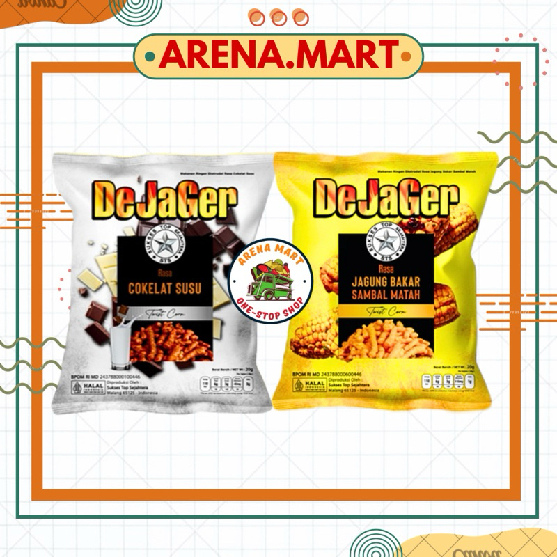 

Snack Dejager Chiki viral Ciki berhadiah uang Makanan Ringan de jager