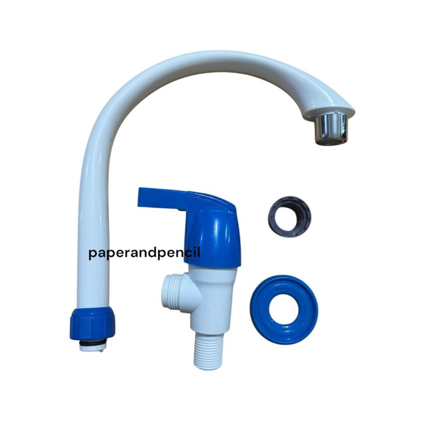 Kran Keran Plastik Angsa / Kran Air Cuci Piring PVC / Krain Air Angsa MURAH