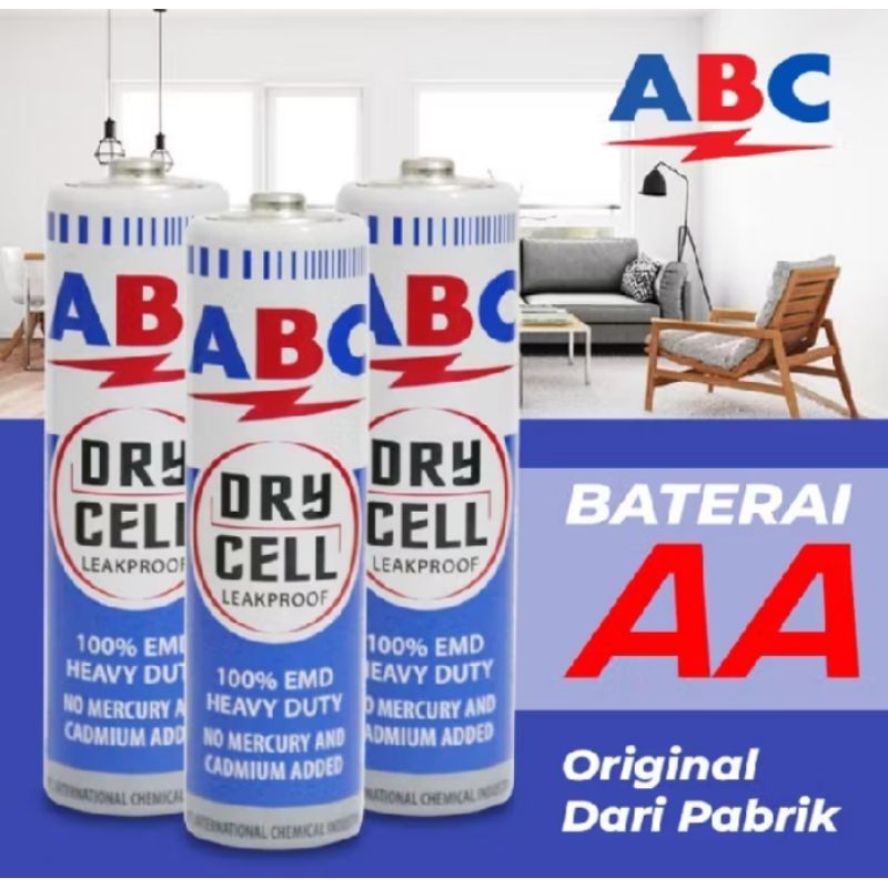 Baterai ABC Baterai Jam Dinding, Remot Dll