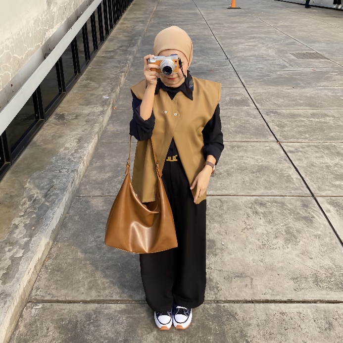 KODE V87K CILILY Vest Korean Style Rompi Atasan Wanita Nuna