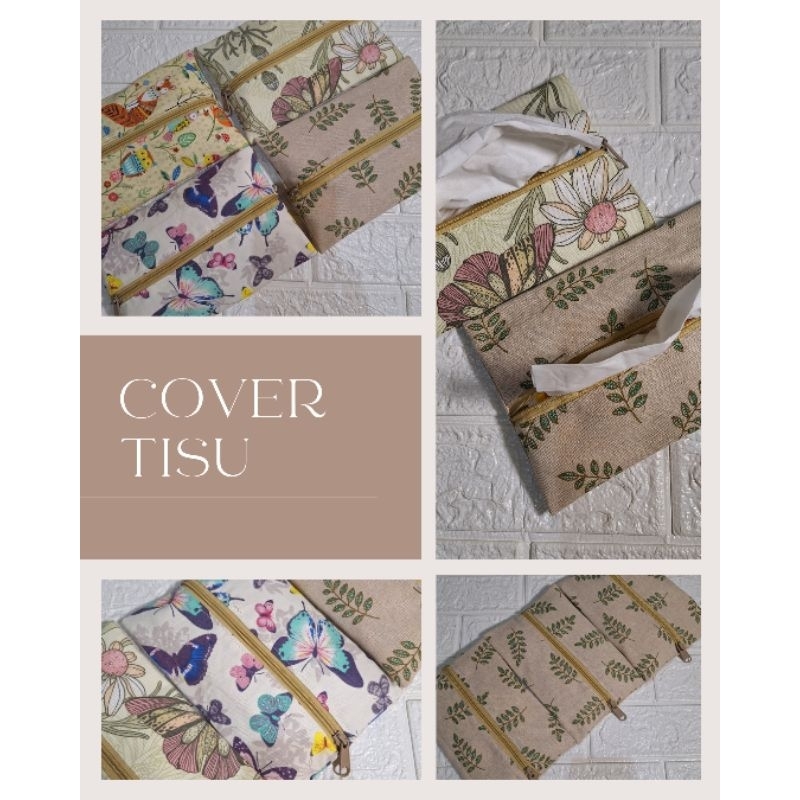 Tempat Tisu Travel 50 - 70 sheets | TISSUE COVER TRAVEL SIZE | Tempat Tisu Kering