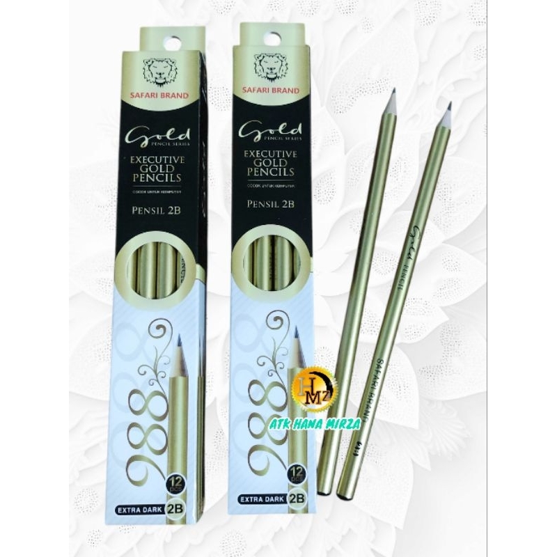 

Pensil 2B Safari Brand Gold SF-988 ecer