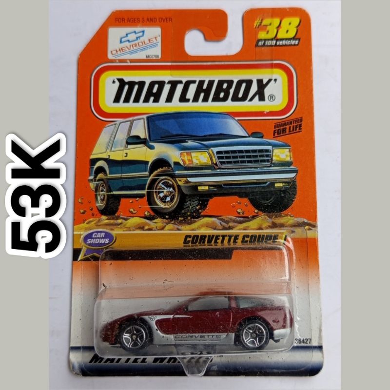 Diecast Matchbox Corvette Coupe