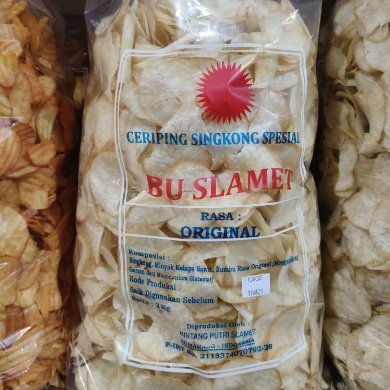 

[ Ayu Snack ] Kripik Singkong Original Bu Slamet 250 gram | Kripik Singkong Murah | Kripik Singkong Enak | Jajanan Viral | Camilan Enak toko